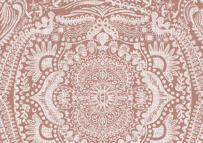 Tribe Mandala, Rust Orange - Twist&Fit Roller Blind - Image 6
